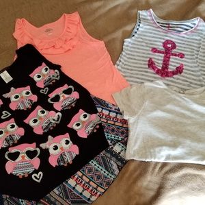 Girls 10/12 EUC shirt lot